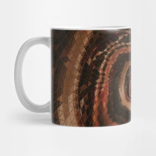 Brown Mosaic Mandala Boho Mug